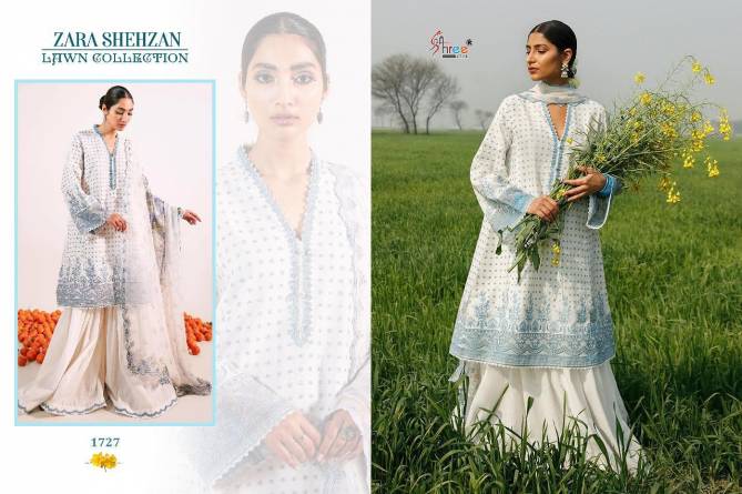 Shree Zara Shahjahan Latest Fancy Designer  Lawn Collection Pakistani Salwar Suits